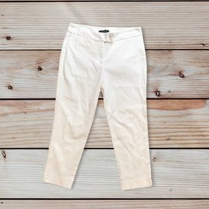 Talbots SIZE 8 PETITE White Heritage Pants